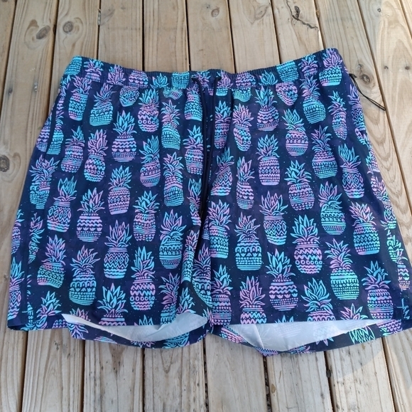 NEW Men's Goodfellow & Co Pineapple Swim Trunks Size XXL - Picture 1 of 3